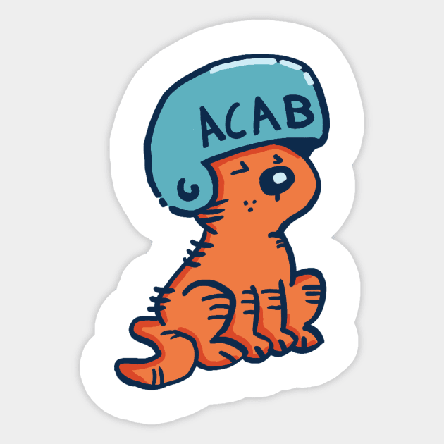 ACAB Heathcliff Sticker by DAME